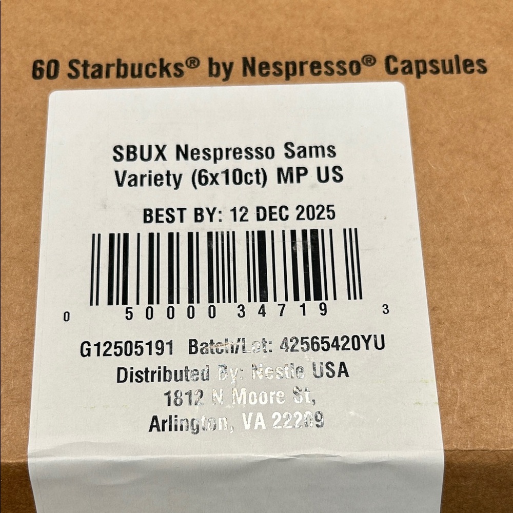 Starbucks Coffee Pods in Green and Gold Packaging 120 pods - Picture 5 of 6